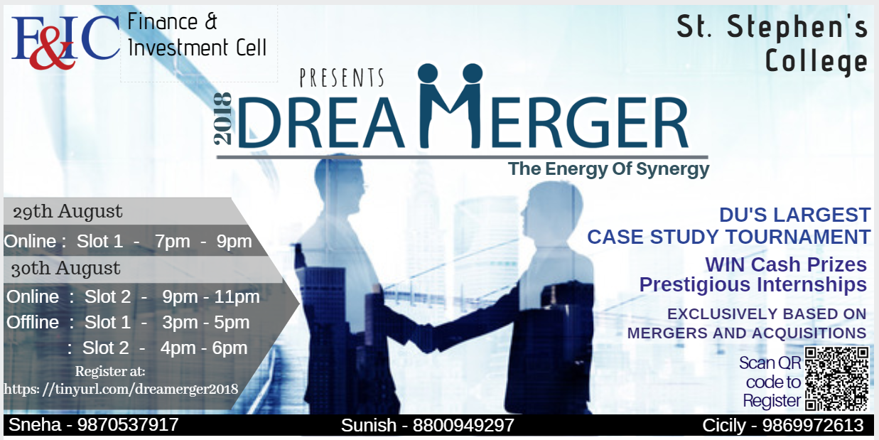 DreaMerger 2018, a case study tournament...